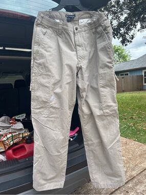 5.11 Tactical Men's Khaki/Tan Cargo Pants Gorpcore Ripstop 100% cotton 36/30